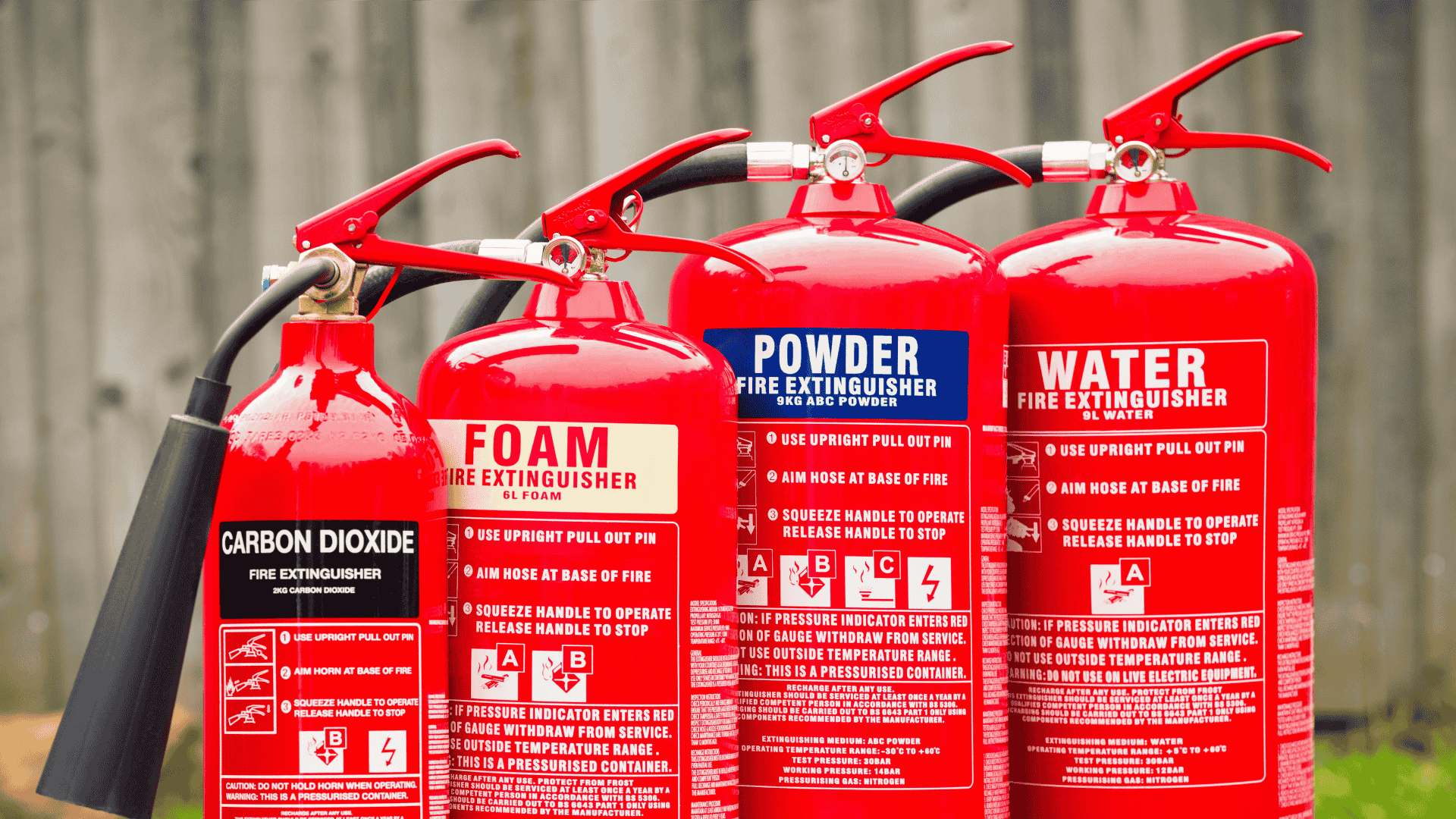 Fire Extinguisher Types and Proper Use